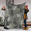 Schnauzer Camo Blanket - Carbone's Marketplace