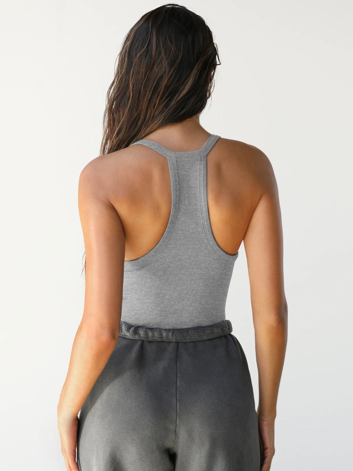 Scoop Neck Wide Strap Tank - Carbone's Marketplace