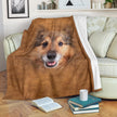 Shetland Sheepdog Face Hair Blanket - Carbone's Marketplace