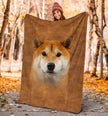 Shiba Inu Face Hair Blanket - Carbone's Marketplace