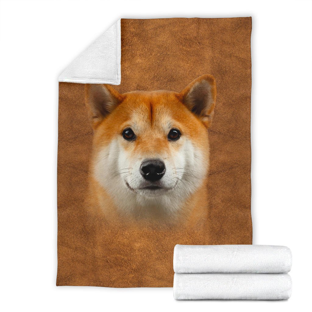 Shiba Inu Face Hair Blanket - Carbone's Marketplace