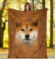 Shiba Inu Face Hair Blanket - Carbone's Marketplace