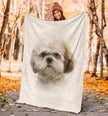 Shih Tzu Face Hair Blanket - Carbone's Marketplace