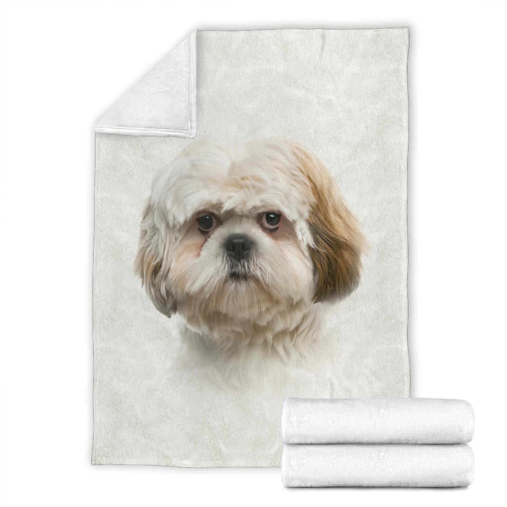 Shih Tzu Face Hair Blanket - Carbone's Marketplace