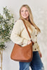 SHOMICO Weaved Vegan Leather Handbag - Carbone's Marketplace