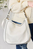 SHOMICO Weaved Vegan Leather Handbag - Carbone's Marketplace