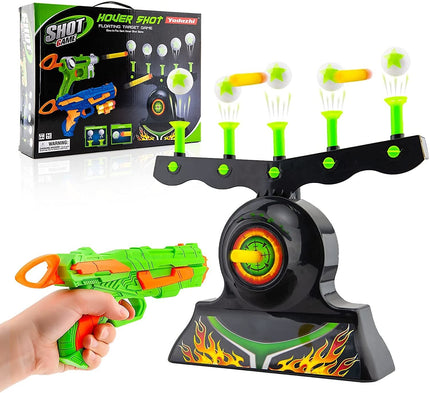 Shooting Targets for Nerf Guns Shooting Game Glow in The Dark Floating Ball Target Practice Toys for Kids Boys Hover Shot 1 Blaster Toy Gun 10 Soft Foam Balls 3 Darts Gift - Carbone's Marketplace