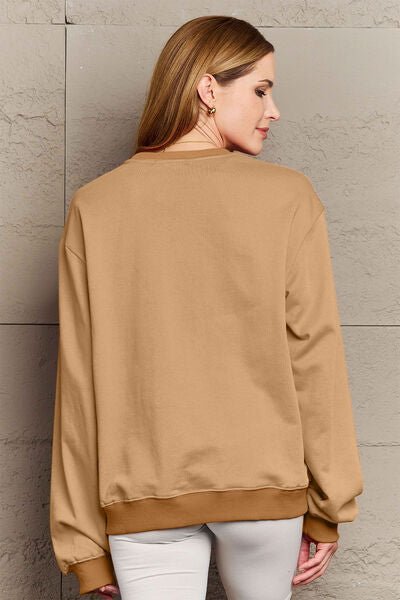 Simply Love Full Size IN MY LOVER ERA Round Neck Sweatshirt - Carbone's Marketplace