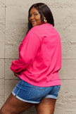 Simply Love Full Size IN MY LOVER ERA Round Neck Sweatshirt - Carbone's Marketplace