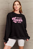 Simply Love Full Size IN MY LOVER ERA Round Neck Sweatshirt - Carbone's Marketplace