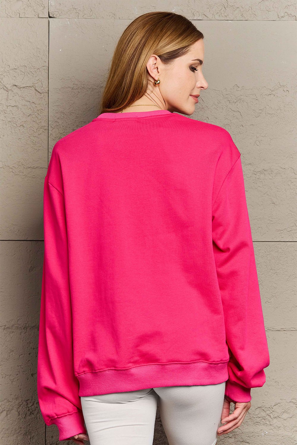 Simply Love Full Size MAMA CLAUS Round Neck Sweatshirt - Carbone's Marketplace