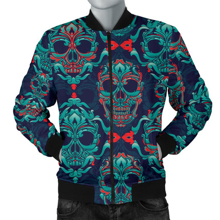 Skull Bomber Jacket - Carbone's Marketplace