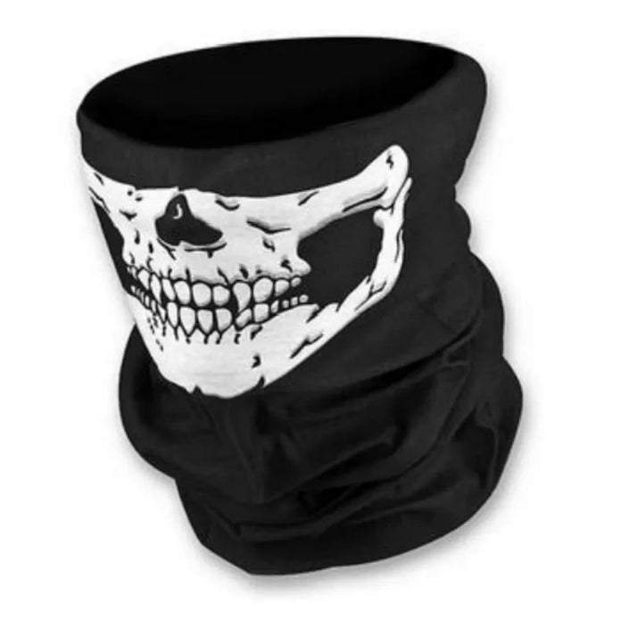 Skull Masks Grimace Men And Women Cool Black Long Masks Outdoor Games Play Motorcycle Bicycle Protective Bike Balaclavas Scarf - Carbone's Marketplace