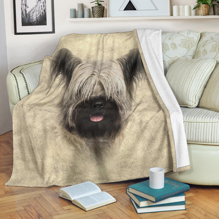 Skye Terrier Face Hair Blanket - Carbone's Marketplace