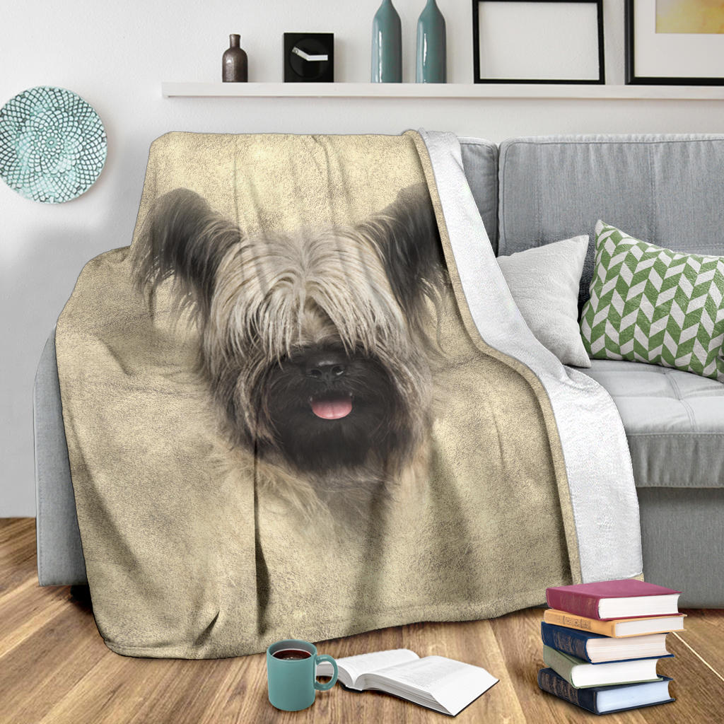 Skye Terrier Face Hair Blanket - Carbone's Marketplace