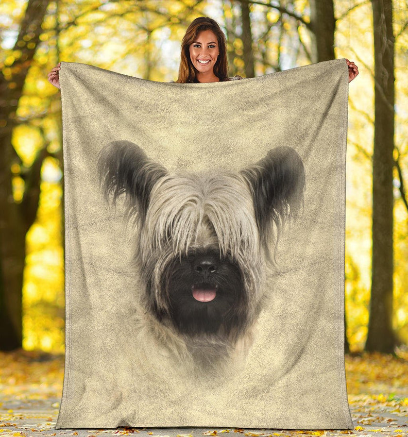 Skye Terrier Face Hair Blanket - Carbone's Marketplace