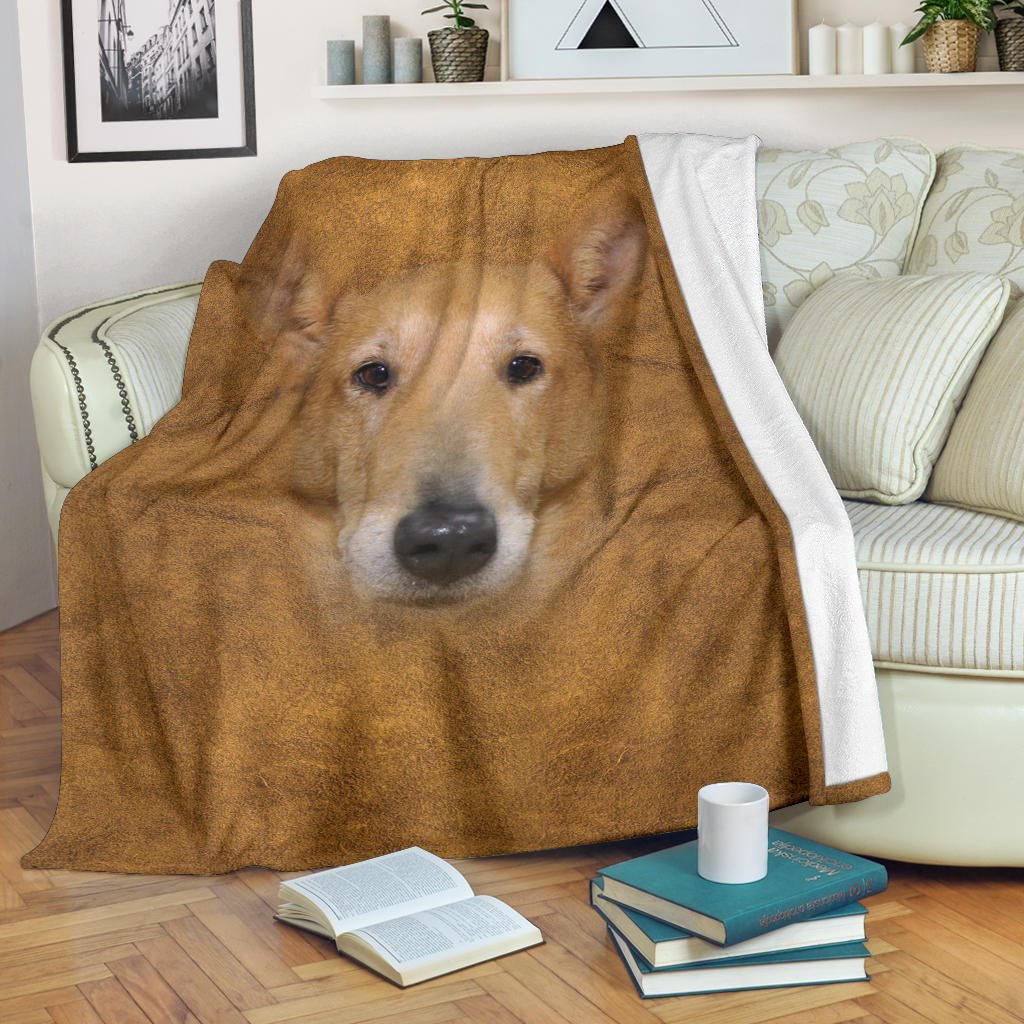 Smooth Collie Face Hair Blanket - Carbone's Marketplace