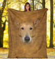 Smooth Collie Face Hair Blanket - Carbone's Marketplace