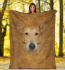 Smooth Collie Face Hair Blanket - Carbone's Marketplace