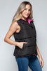 Snobbish Snap and Zip Closure Hooded Vest - Carbone's Marketplace