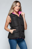 Snobbish Snap and Zip Closure Hooded Vest - Carbone's Marketplace