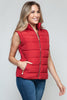 Snobbish Zip Up Turtleneck Vest with Pockets - Carbone's Marketplace