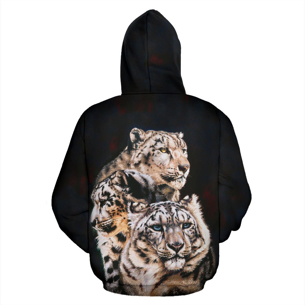 Snow Leopard Hoodie - Carbone's Marketplace