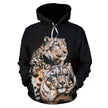 Snow Leopard Hoodie - Carbone's Marketplace