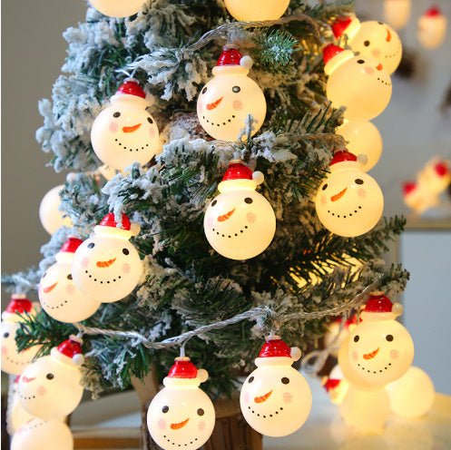 Snowman string lights Christmas lights decoration lights - Carbone's Marketplace