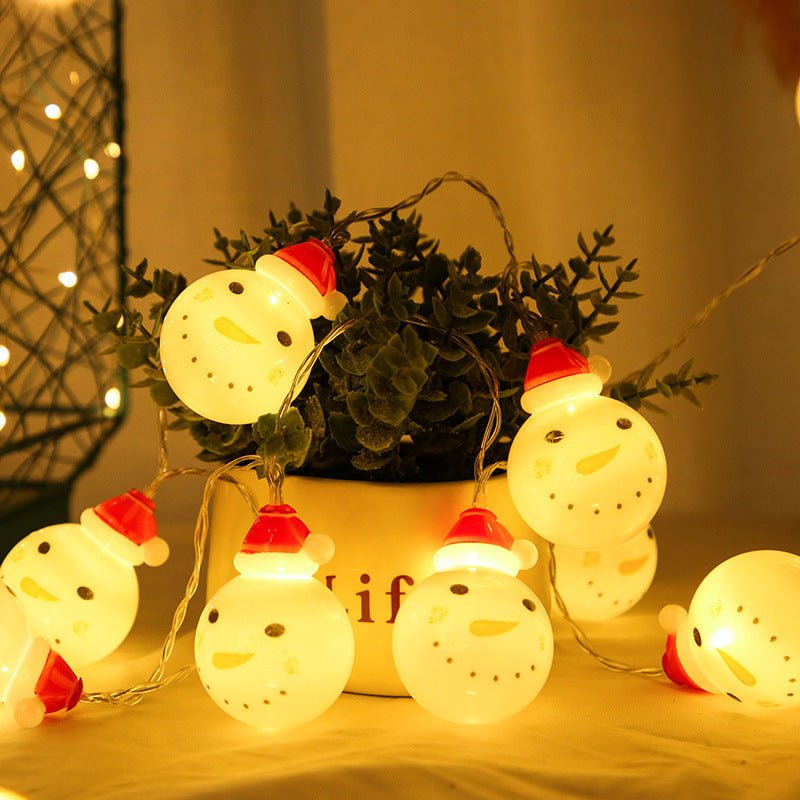 Snowman string lights Christmas lights decoration lights - Carbone's Marketplace
