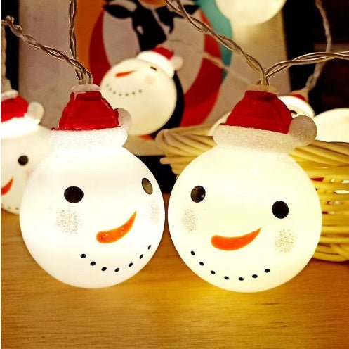 Snowman string lights Christmas lights decoration lights - Carbone's Marketplace