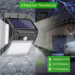 Solar Motion Sensor Outdoor Lamp - Carbone's Marketplace