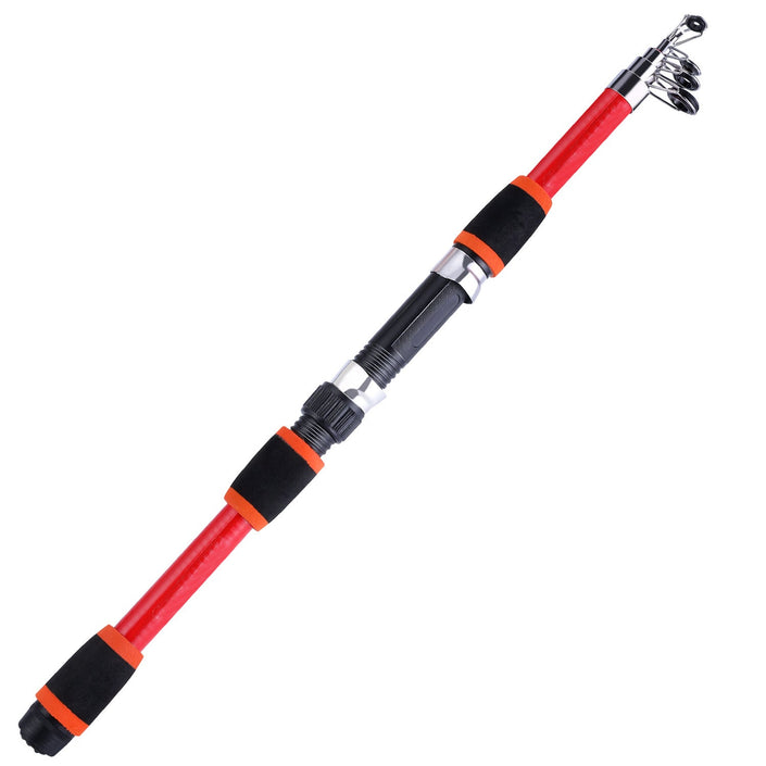 Sougayilang Travel Telescopic Fishing Rod Glass Fiber Fishing Pole - Carbone's Marketplace