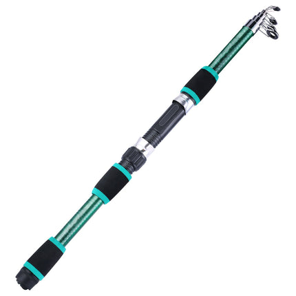 Sougayilang Travel Telescopic Fishing Rod Glass Fiber Fishing Pole - Carbone's Marketplace