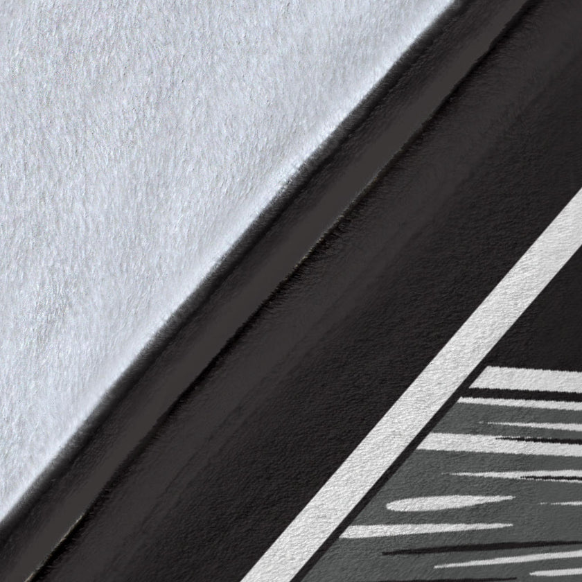 Space Monkey Black and White Art Premium Blanket - Carbone's Marketplace