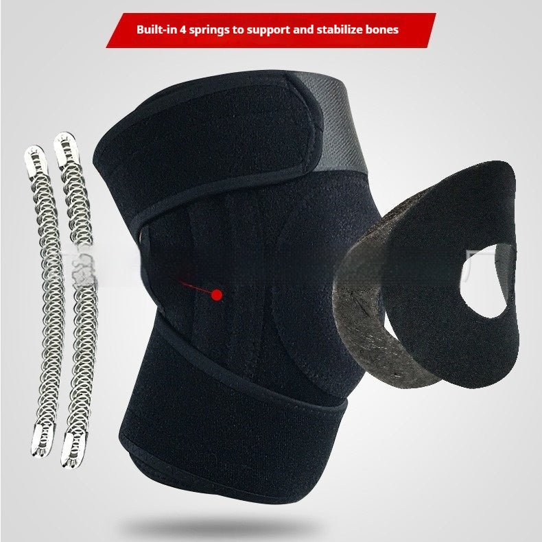 Spring Support Running Outdoors Skipping Rope Riding Basketball Knee Pad - Carbone's Marketplace