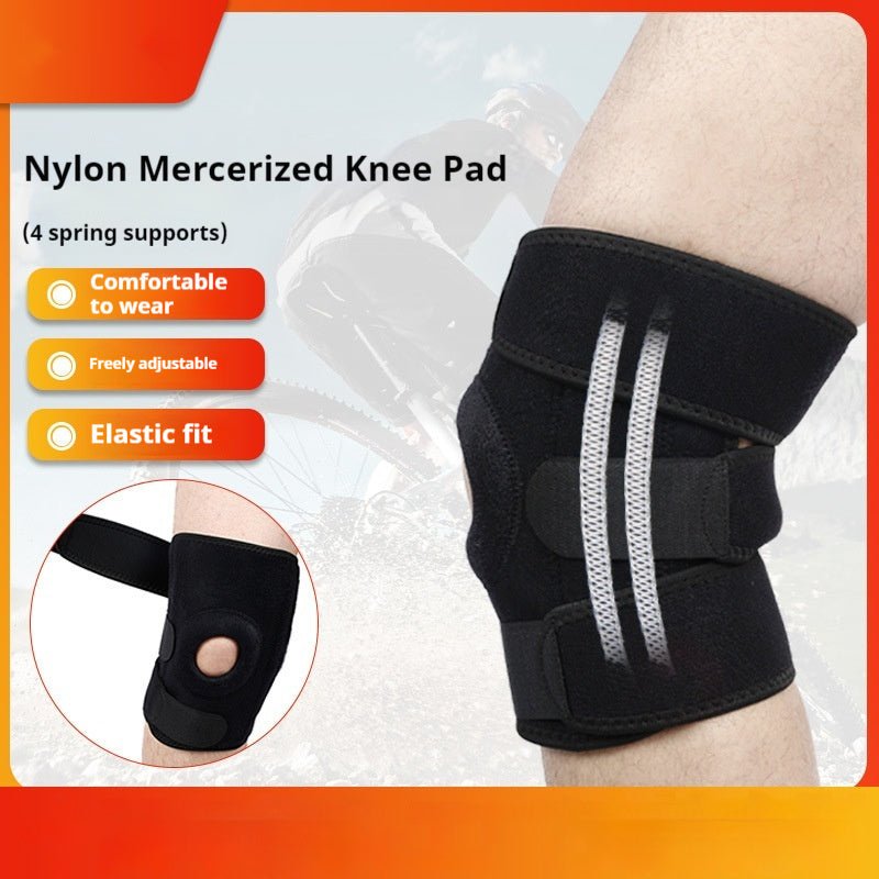 Spring Support Running Outdoors Skipping Rope Riding Basketball Knee Pad - Carbone's Marketplace