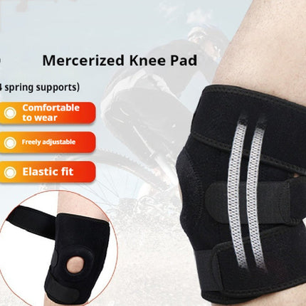 Spring Support Running Outdoors Skipping Rope Riding Basketball Knee Pad - Carbone's Marketplace