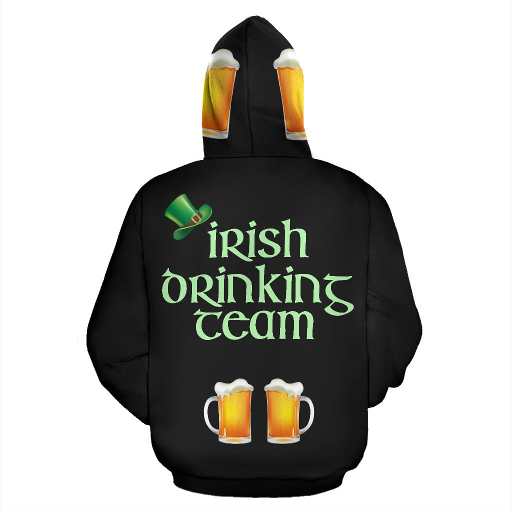 St Patricks Day All Over Hoodie - Carbone's Marketplace