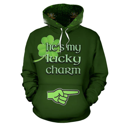 St Patrick's He's My Lucky Charm Hoodie - Carbone's Marketplace