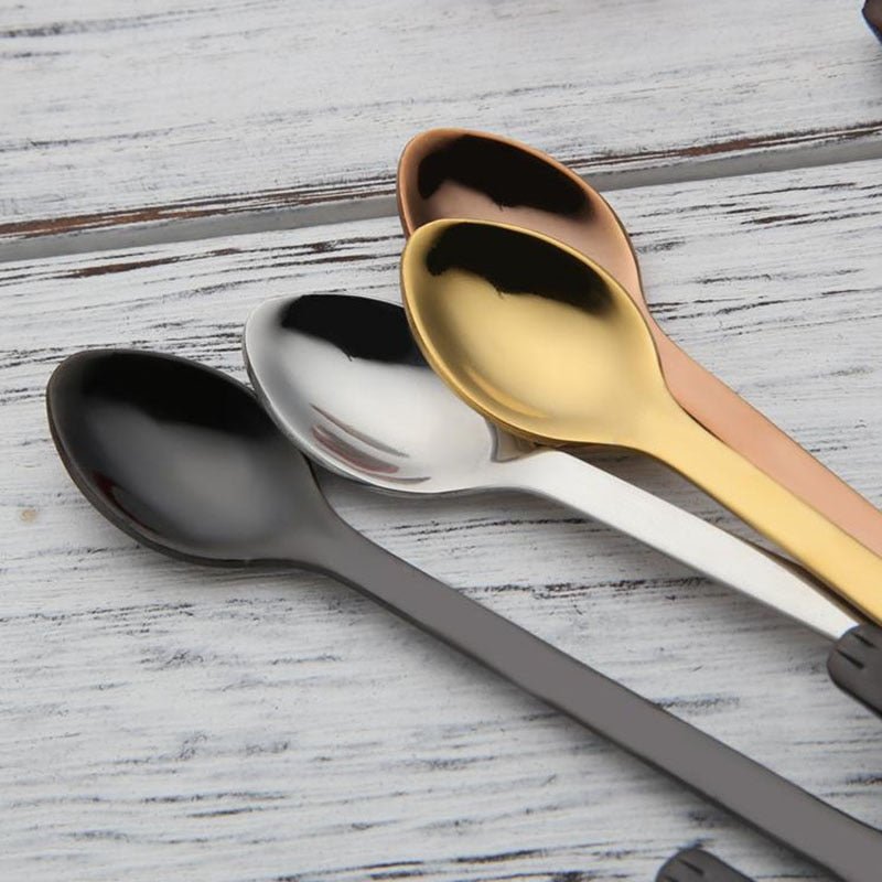 Stainless Steel Cat Teaspoons - Carbone's Marketplace