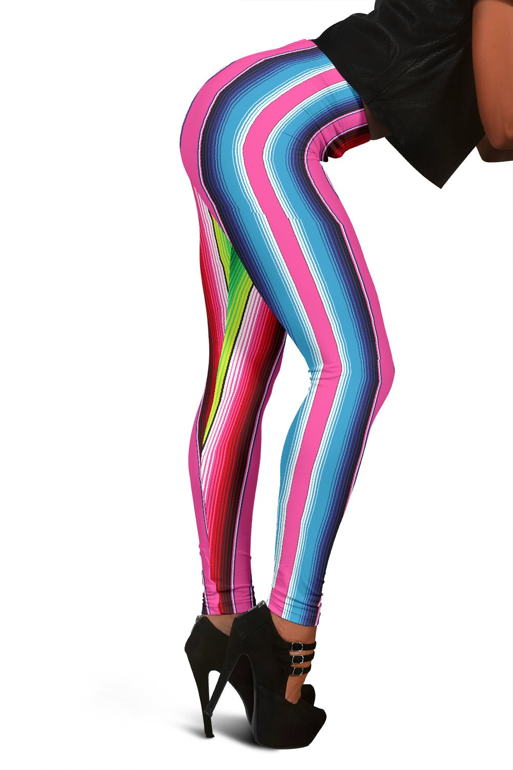 Stripe Womens Leggings - Carbone's Marketplace