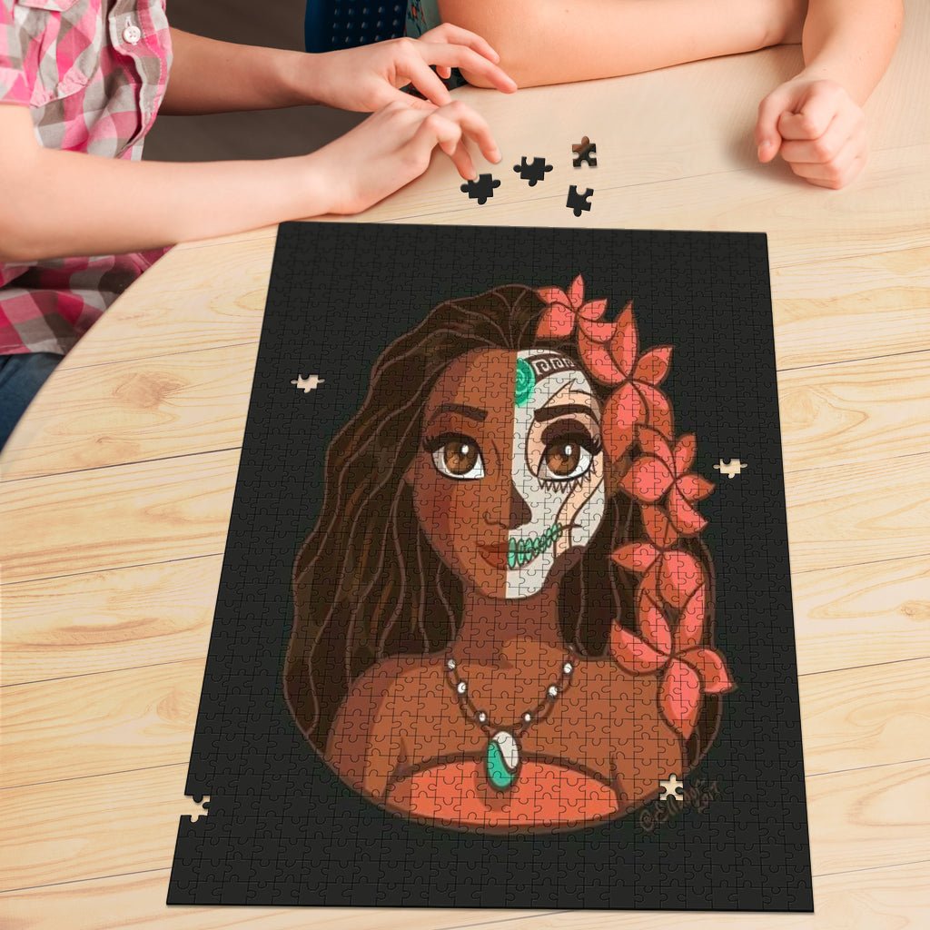 Sugar Skull Moana Jigsaw Puzzle - Carbone's Marketplace