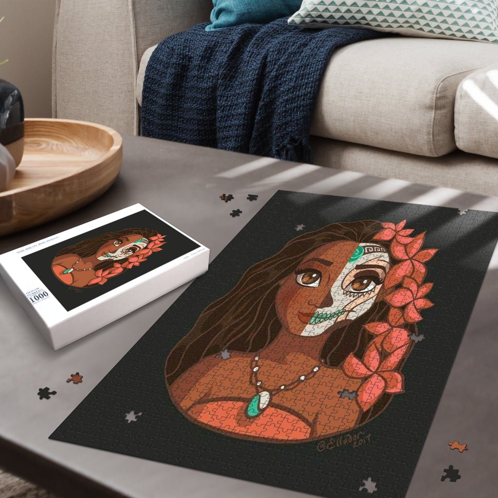 Sugar Skull Moana Jigsaw Puzzle - Carbone's Marketplace