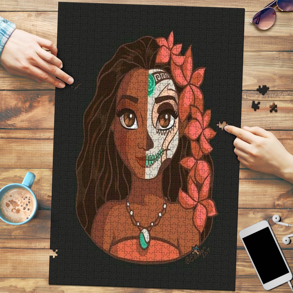 Sugar Skull Moana Jigsaw Puzzle - Carbone's Marketplace