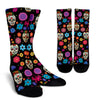 Sugar Skull Party Socks - Carbone's Marketplace