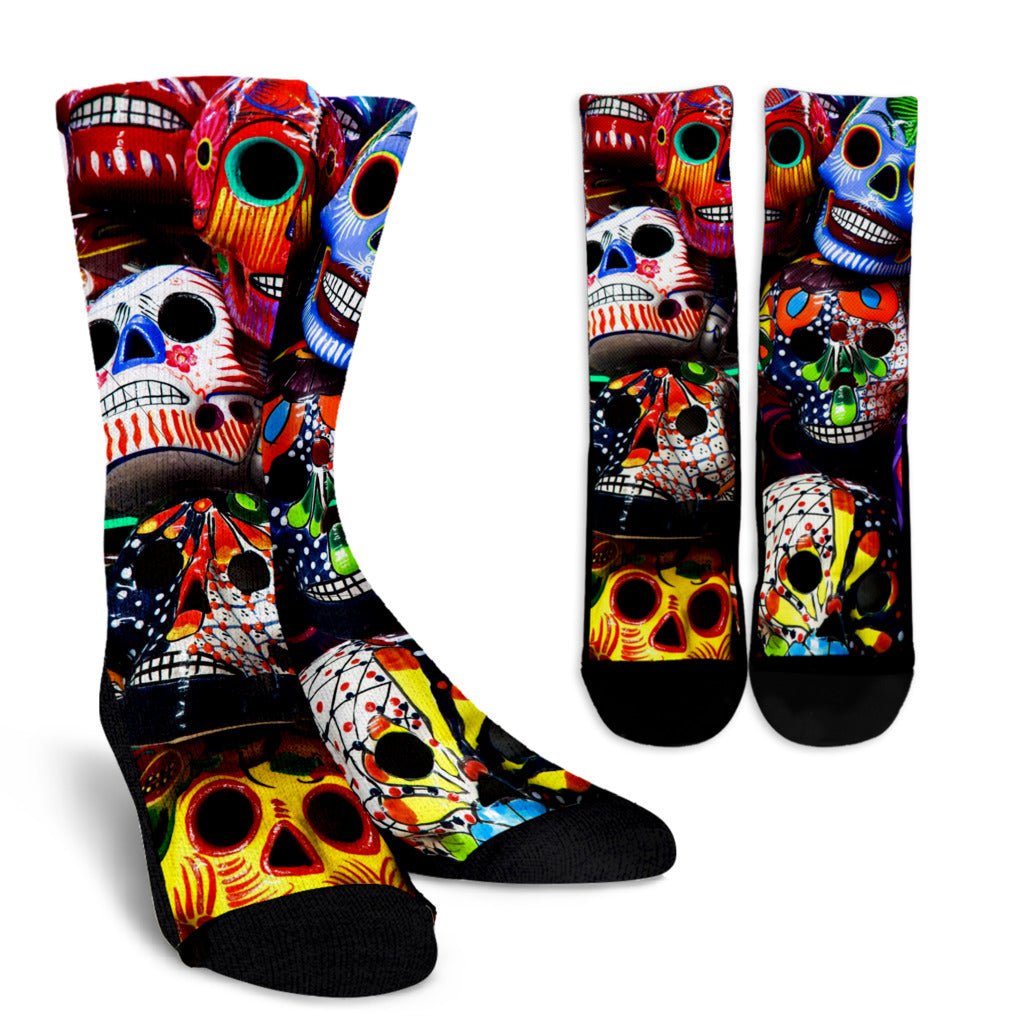 Sugar Skulls Socks - Carbone's Marketplace