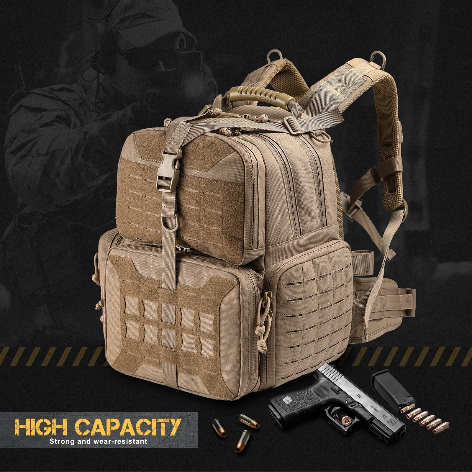 Tactical Range Pistol Backpack - Carbone's Marketplace