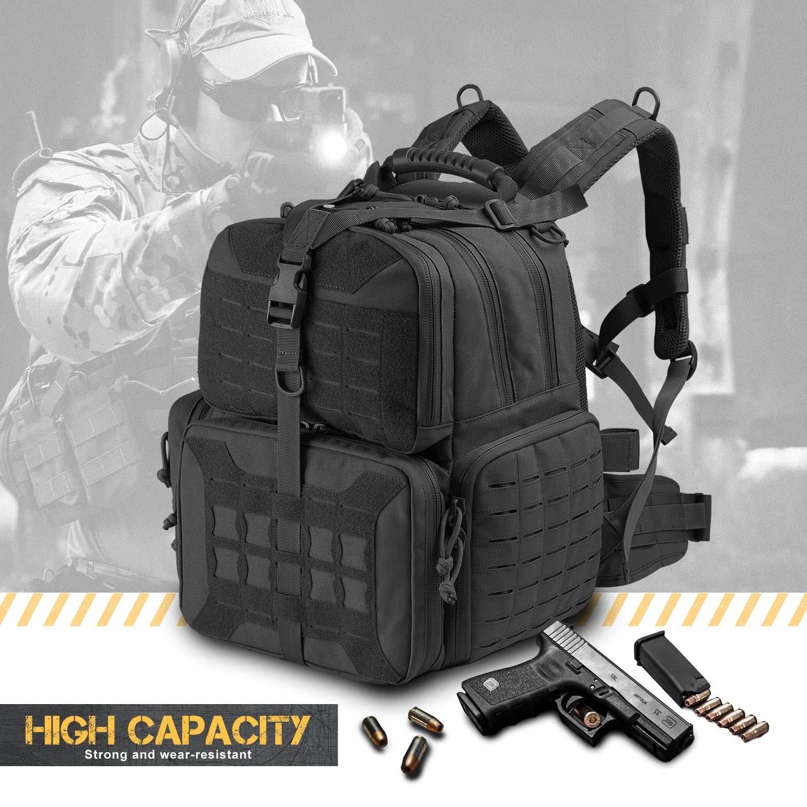 Tactical Range Pistol Backpack - Carbone's Marketplace