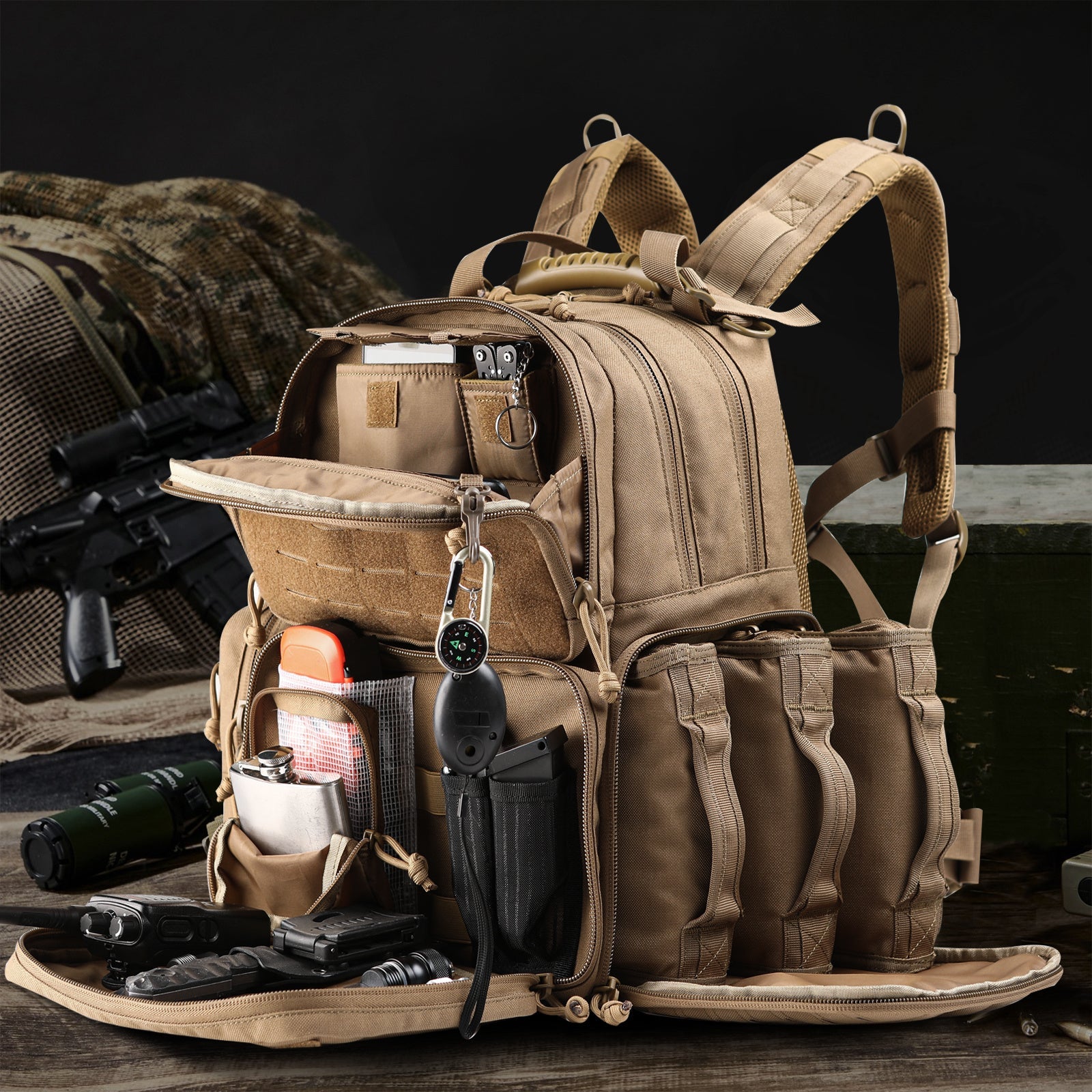 Tactical Range Pistol Backpack - Carbone's Marketplace